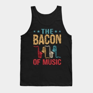 The Bacon of Music Design Saxophone Tank Top